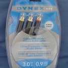 Dynex Composite Video/Stereo Audio Cable DX-AV060 NEW