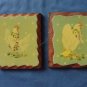Duck Hen Chicken Wooden Wall Plaques