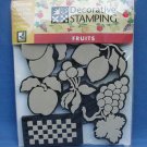 Decorative Stamping Fruits Rubber Stampede New