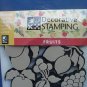 Decorative Stamping Fruits Rubber Stampede New