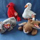 Ty Beanie Babies Mac Gracie Spike Ears Retired
