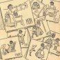 Mammy with Pickaninny Boy DOW embroidery transfer pattern AM9327