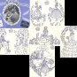 Crinoline Lady Southern Belle LITTLE WOMEN costume embroidery transfer New Era 1