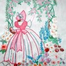 Crinoline Lady Arbor embroidery transfer pattern Deighton1511