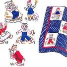 Raggedy Ann with Raggedy Andy + Belinda 1943 Quilt Pattern transfer