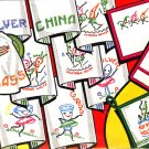 Dancing Dishes & Vegetables embroidery transfer pattern V186