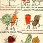 Animated Vegetables in applique / embroidery pattern Mc349
