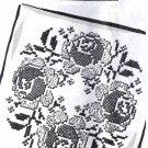 Rose Pillow Top cross stitch transfer original mo2965 Rose Pillow Top cross stitch transfer original mo2965
