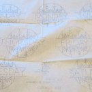 1920's DAYS OF WEEK (DOW) TOWEL transfer ORIG lf 2-44 1920's DAYS OF WEEK (DOW) TOWEL transfer ORIG lf 2-44