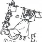 40's Snow White & Dwarfs transfer pattern embroidery ww595