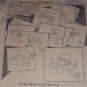 1920's TEDDY BEARS / LITTLE BEAR CRIB SPREAD embroidery transfer pattern n9163