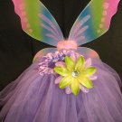 Designer Tutu Gift Set w/ Pixie Wings- Many Colors & Sizes Available