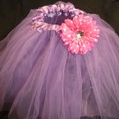 Designer Tutu w/flower clip- Many Colors & Sizes Available