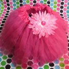 Designer Tutu w/ 5 "Flower Clip- Many Colors & Sizes Available