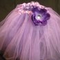Designer Tutu w/ 4" Flower Clip- Many Colors & Sizes Available
