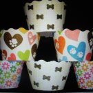 12 DESIGNER Cupcake Wrappers