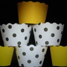 12 DESIGNER Cupcake Wrappers