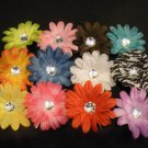 2" Gerber Daisy Hair Clips