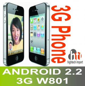 WHOLESALE PRICE Android 2.2 Smartphone w801 3.5" Multi-Touch Screen Quad Band Dual Sims 3G