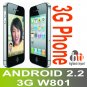 WHOLESALE PRICE Android 2.2 Smartphone w801 3.5" Multi-Touch Screen Quad Band Dual Sims 3G