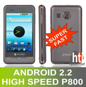 WHOLESALE PRICE Android 2.2 Smart phone P800 GPS+AGPS version 3.5 inch Quad Band Dual Sims, WIFI