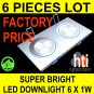 "6PCS WHOLESALE LOT SUPER BRIGHT 6W LED RECESSED DOWNLIGHT CEILING LIGHT "