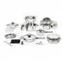Longevity™ 32pc 9-Ply Surgical Stainless Steel Cookware Set with Salesmen's Case