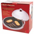 Chef's Secret® by Maxam® 12-Element Surgical Stainless Steel Round Griddle