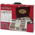 Sterlingcraft® 72pc Heavy Gauge Surgical S.S Flatware & Hostess Set