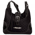 Gigi Chantal™ Black Jacquard Shoulder Bag