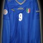 2008 ITALY HOME TONI 9 EURO 08 LTD LS SHIRT JERSEY # XL