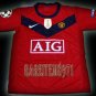 2009 MANCHESTER UNITED HOME OWEN 7 UEFA PATCH KITS KIDS SHORTS JERSEY # L