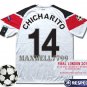 2011 MANCHESTER UNITED CHICHARITO 14 UEFA FINAL WEMBLEY LONDON DATE PATCH SHIRT JERSEY