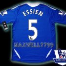 NEW 11-12 CHELSEA HOME ESSIEN 5 PREMIER PATCH SOCCER SHIRT JERSEY