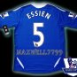 NEW 11-12 CHELSEA HOME ESSIEN 5 PREMIER PATCH SOCCER SHIRT JERSEY