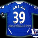 NEW 11-12 CHELSEA HOME ANELKA 39 PREMIER PATCH SOCCER SHIRT JERSEY
