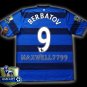 NEW 11-12 MANCHESTER UNITED AWAY BERBATOV 9 CHAMP PREMIER PATCH SOCCER SHIRT JERSEY