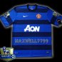 NEW 11-12 MANCHESTER UNITED AWAY BERBATOV 9 CHAMP PREMIER PATCH SOCCER SHIRT JERSEY
