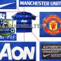 NEW 11-12 MANCHESTER UNITED AWAY BERBATOV 9 CHAMP PREMIER PATCH SOCCER SHIRT JERSEY