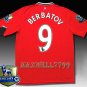 NEW 11-12 MANCHESTER UNITED HOME BERBATOV 9 CHAMP PREMIER PATCH SOCCER SHIRT JERSEY