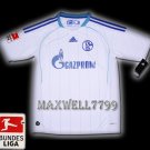 NEW 11-12 SCHALKE 04 AWAY BLANK BUNDES LIGA PATCH SOCCER SHIRT JERSEY