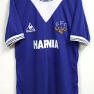 RETRO 1983 EVERTON HOME BLANK SOCCER SHIRT JERSEY # XL
