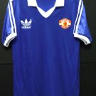 RETRO 1982 MANCHESTER UNITED AWAY RARE SOCCER SHIRT JERSEY # L
