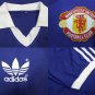 RETRO 1982 MANCHESTER UNITED AWAY RARE SOCCER SHIRT JERSEY # L