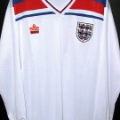 RETRO 1982 ENGLAND AWAY WORLD CUP RARE SOCCER LS SHIRT JERSEY # XL