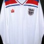 RETRO 1982 ENGLAND AWAY WORLD CUP RARE SOCCER LS SHIRT JERSEY # XL