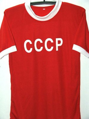 RETRO RUSSIA AWAY WORLD CUP CCCP RARE SOCCER SHIRT JERSEY # M