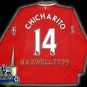 NEW 11-12 MANCHESTER UNITED HOME CHICHARITO 14 CHAMP PREMIER PATCH LS SOCCER SHIRT JERSEY