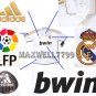 NEW 11-12 REAL MADRID HOME BENZEMA 9 LFP PATCH SOCCER SHIRT JERSEY