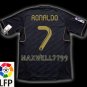 NEW 11-12 REAL MADRID AWAY RONALDO 7 LFP PATCH SOCCER SHIRT JERSEY